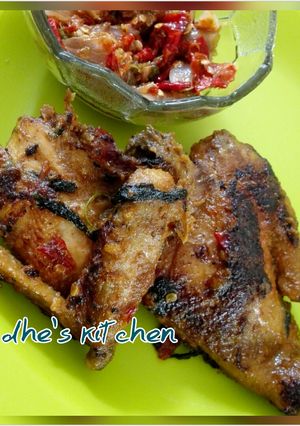 Foto resep Ayam bakar teflon bumbu kemangi