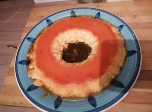 Una foto de Flan de vainilla