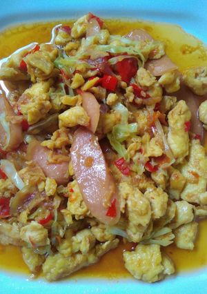 Foto resep Orak Arik Telur Pedas Manis #dapuralamanda