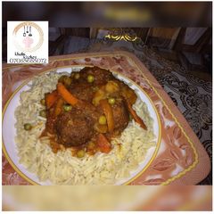 A picture of Pasta with stew3 recipe by Khabs kitchen.