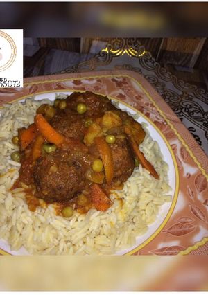 A picture of Pasta with stew3 recipe by Khabs kitchen.