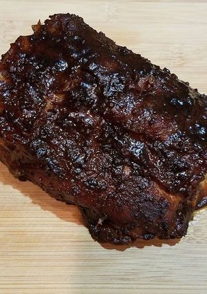 A picture of Slow Cooker Brown Sugar Pork Loin.