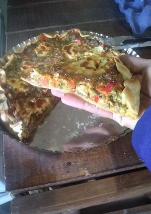 Una foto de Tarta de verduras y carne