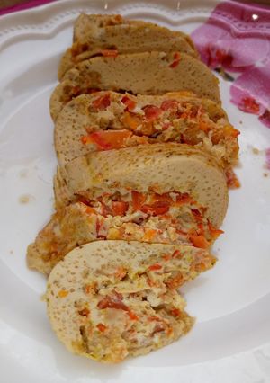 A picture of Steamed omellette.
