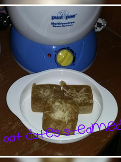 Foto resep Oat Dates Cheese Steamed cake mpasi (8months)