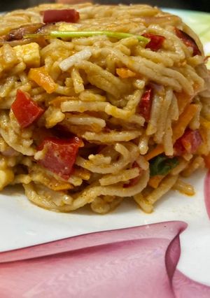 A picture of Barnyard millet noodles.