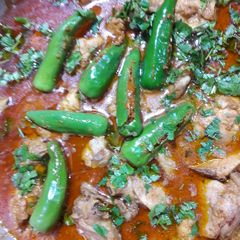 A picture of Chicken achaari karahi.