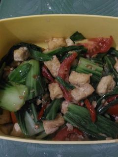 Foto resep Tumis pokcoy tahu