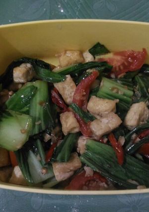 Foto resep Tumis pokcoy tahu
