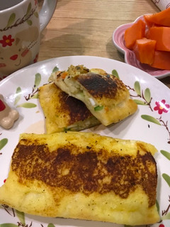 海味沙拉黃金吐司 的食譜成品照片
