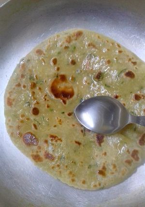 A picture of Dhania Chapati.