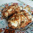 Berenjena rellena de carne y pisto en AirFryer