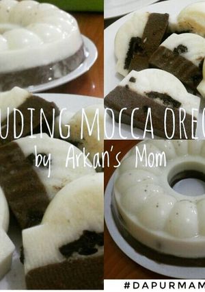 Foto resep Puding Mocca Oreo