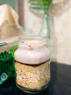 Foto resep Choco Banana Overnight Oats