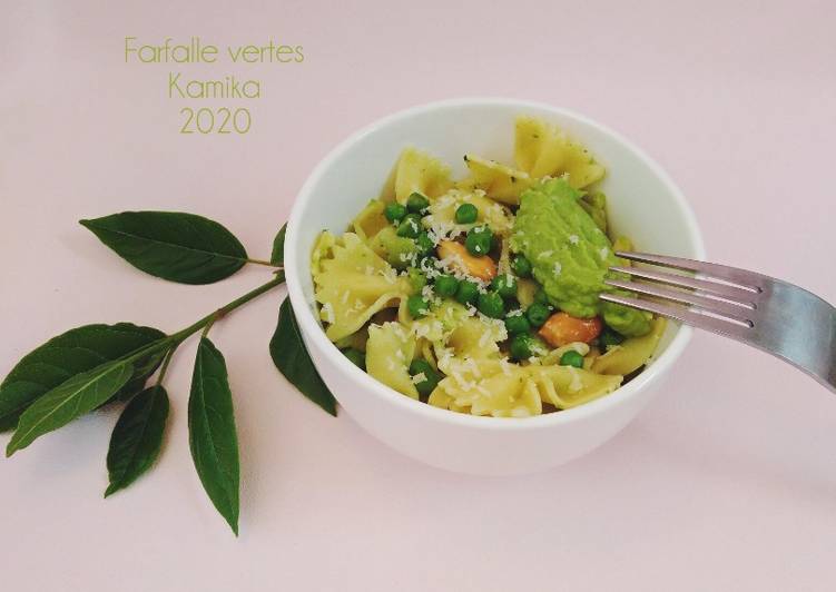 Recette Des Farfalle vertes