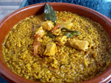 Arroz con pollo. "Arrolito a lo Nene"