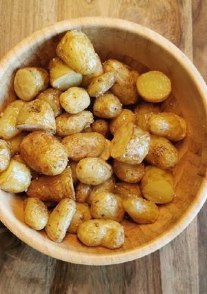 Une photo de Pommes de terre grenailles à l'air fryer
