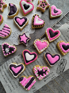Foto resep Fancy Cookies with Royal Icing (Kukis Hias)