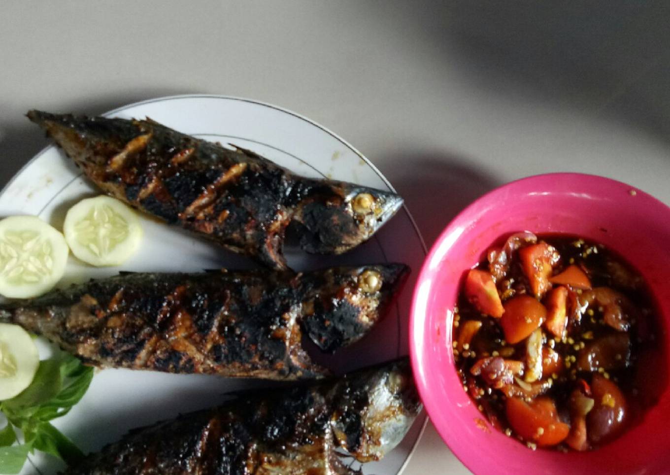 Tongkol bakar sambal kecap