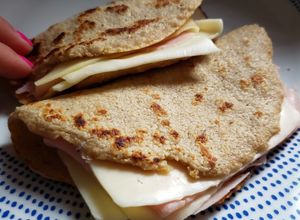 Una foto de Crepes de avena, solo 3 ingredientes (Para salado o dulce)