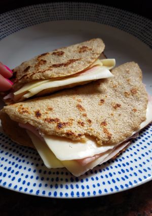 Una foto de Crepes de avena, solo 3 ingredientes (Para salado o dulce)