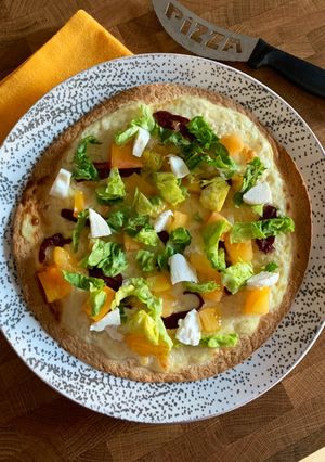 Une photo de ☆Pizza Tortilla au Magret de Canard Fumé☆