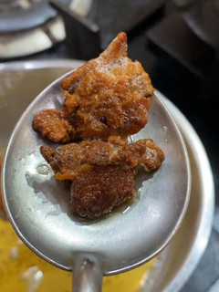 A picture of Dried meat uppukandam.