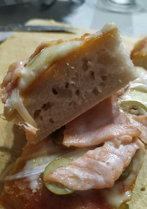 Una foto de Pizza masa pan sin gluten