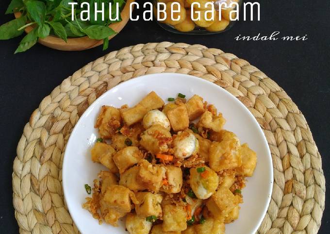 Tahu (+ Telur) Cabe Garam