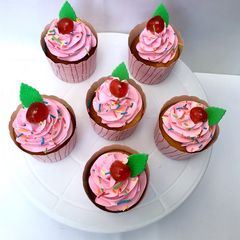 A picture of Vanilla Cupcakes /Vanilla Chocolate Chip Cupcakes #Cupcake Contest.