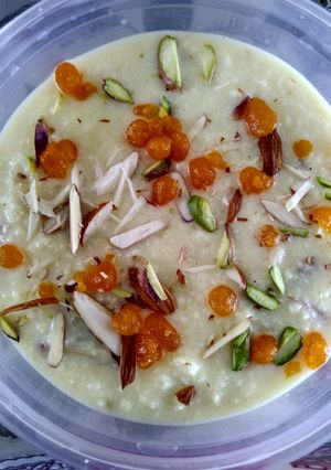 A picture of Paneer rabdi..