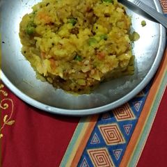 Veg poha A picture of Veg poha.