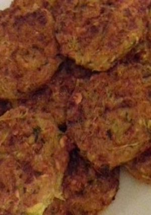 A picture of Baked Zucchini Patties.