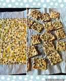 216 • Crackers di farina di ceci e semi varii (strepitosi!) 😋😋😋