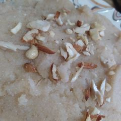 A picture of Soji halwa.