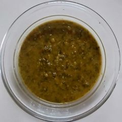 A picture of Palak chana sabzi.