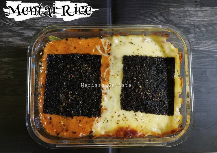 Resep Mentai Rice - Sosis (Mayo &amp; Cheese) yang Enak