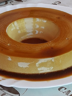 Una foto de Flan de café rápido