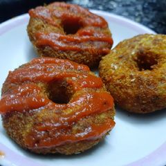 A picture of Potato donut kebab.