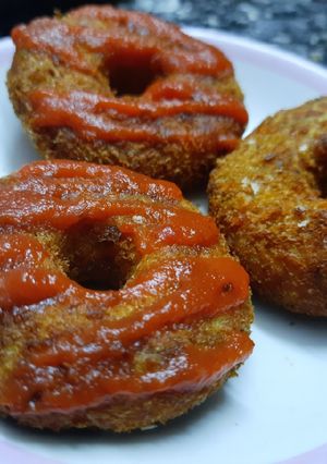 A picture of Potato donut kebab.