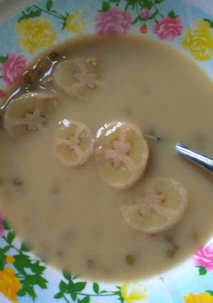 Foto resep Burjo + pisang
