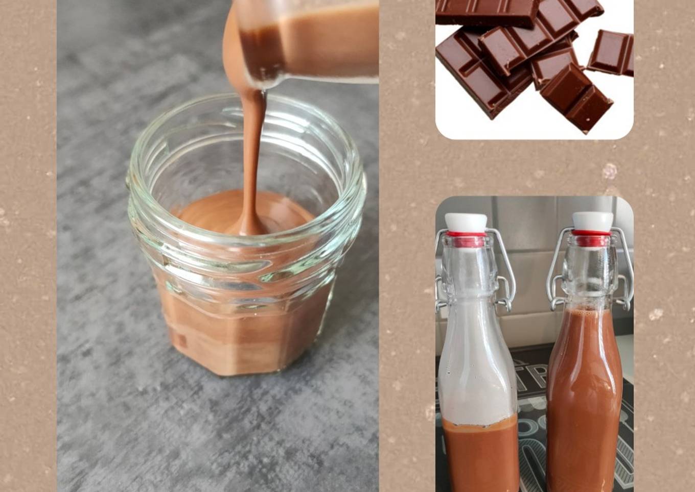 Sauce au chocolat qui ne durcit pas 😉