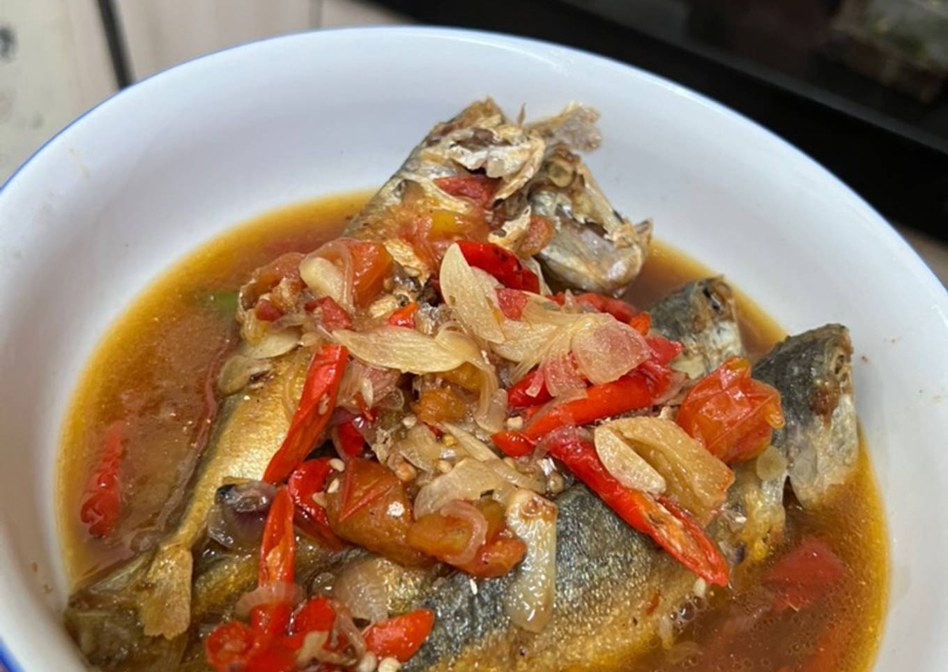 Ikan Kembung Tumis Saus Tiram