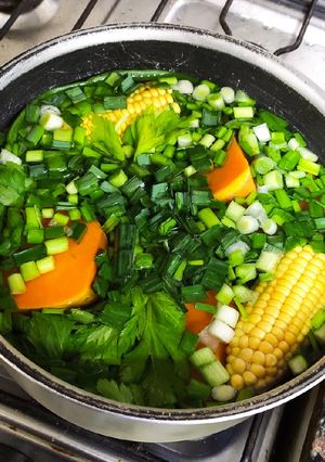 Una foto de Sopa de verduras 🥣