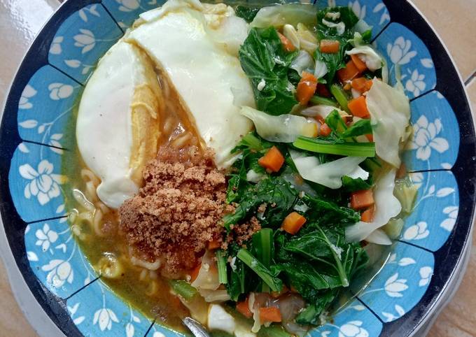 Resep Mi Kuah Instan full Sayur yang Bisa Manjain Lidah