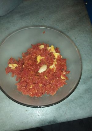 A picture of Gajjar ka halwa.