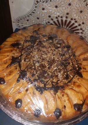 صورة لوصفة كيكة التفاح