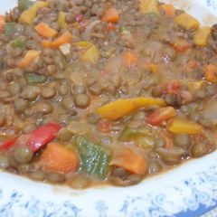 A picture of Lentils in Coconut Cream #CoastalCoconutRecipeChallenge.