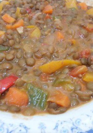 A picture of Lentils in Coconut Cream #CoastalCoconutRecipeChallenge.
