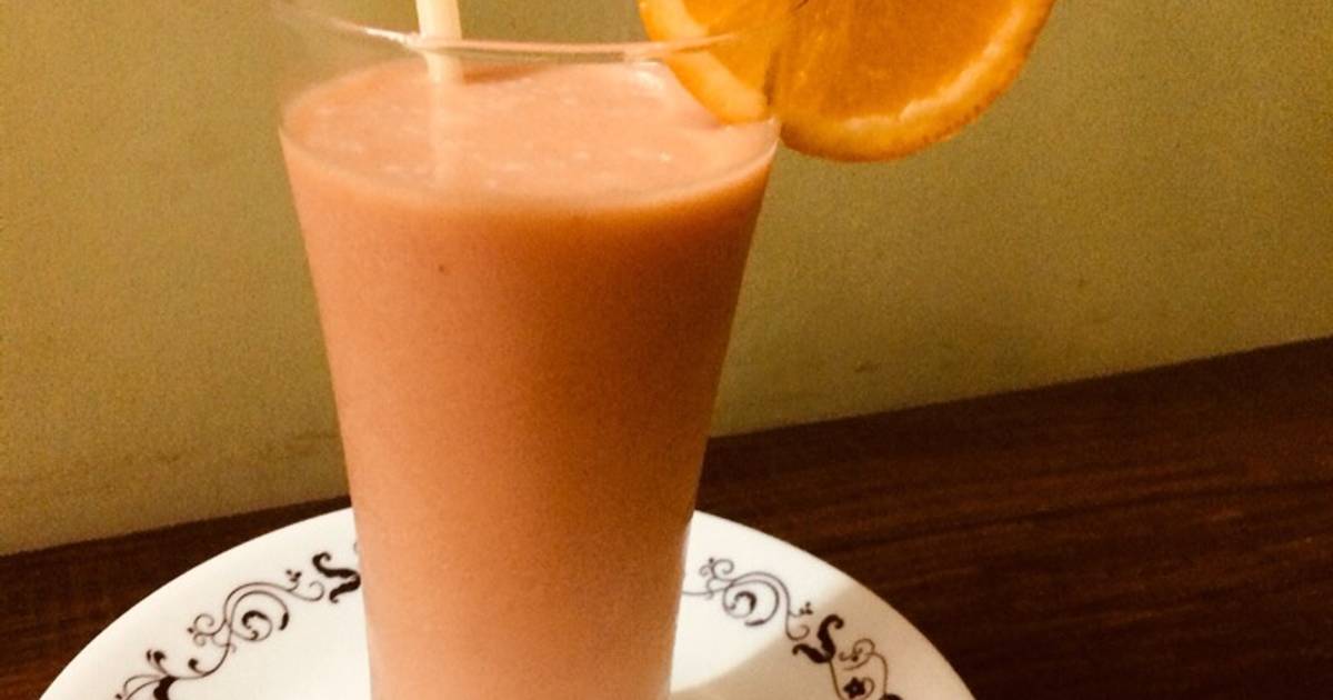 Papaya-banana -orange smoothie Recipe by Prerita Shah - Cookpad